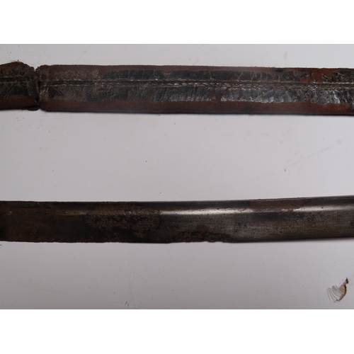 203 - A SILVER-MOUNTED SPANISH CUTLASS CAPTURED BY LORD ANSON FROM THE MANILA GALLEON NUESTRA SEÑORA DE CO... 