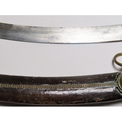 206 - A SCIMITAR PRESENTED TO CAPTAIN JAMES KEARNEY WHITE R.N. ABOARD H.M.S. NORTHUMBERLAND BY NAPOLEON BO... 