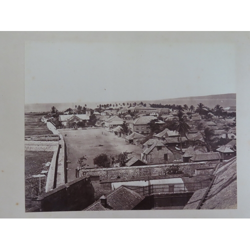 270 - AN INTERESTING PHOTOGRAPH ALBUM FROM H.M.S. CRESCENT INCLUDING IMAGES TAKEN DURING THE CAPTAINCY OF ... 