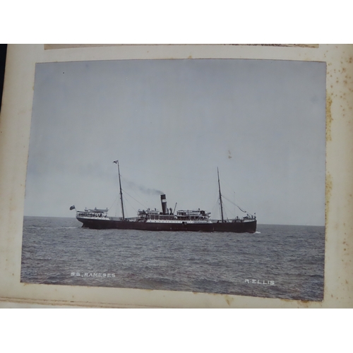 270 - AN INTERESTING PHOTOGRAPH ALBUM FROM H.M.S. CRESCENT INCLUDING IMAGES TAKEN DURING THE CAPTAINCY OF ... 