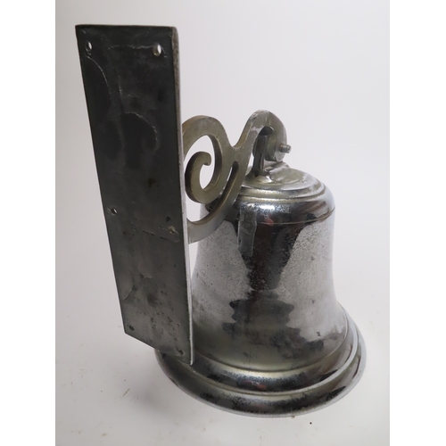 53 - A SHIP'S BELL FROM THE MARGARETE, 1912
cast in chromed-bronze with black-filled lettering inscribed ... 