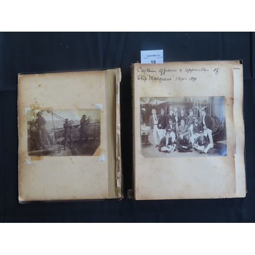 19 - HARBINGER AND MACQUARIE PHOTOGRAPH ALBUMS, 1890s
an album containing 31 original photographs of vary... 