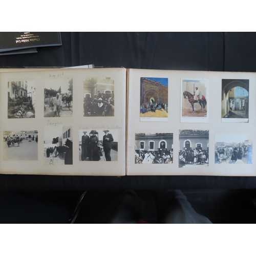 83 - PHOTOGRAPH ALBUM OF S.Y. SEMIRAMIS R.Y.S. CRUISE, 1910
May 21st to June 30th 1910, fine frontispiece... 