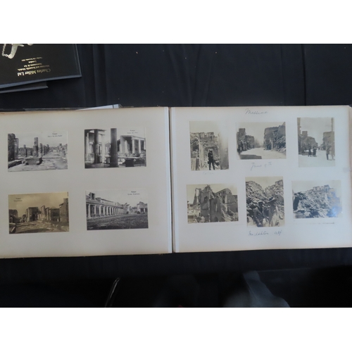 83 - PHOTOGRAPH ALBUM OF S.Y. SEMIRAMIS R.Y.S. CRUISE, 1910
May 21st to June 30th 1910, fine frontispiece... 