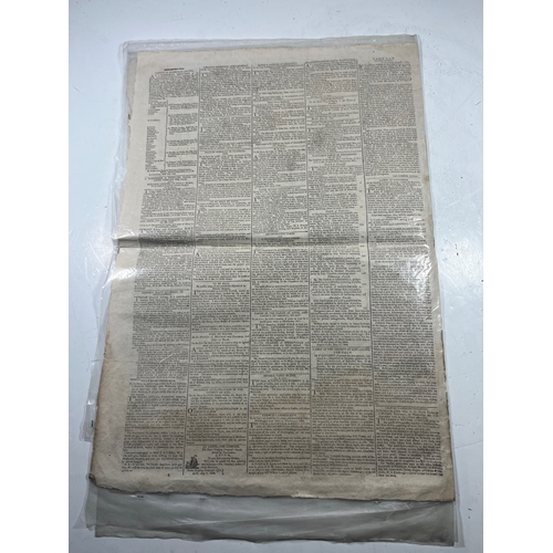 104 - A COPY OF CALEDONIAN MERCURY REPORTING THE NAPOLEONIC WARS: CAPRI CAPITULATES TO THE BRITISHThe Comm... 