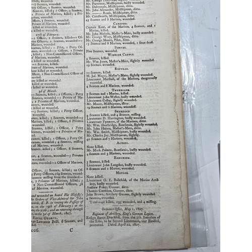 107 - LONDON GAZETTE COVERING DANDARELLES 1807
The official report in a complete issue of the London Gazet... 