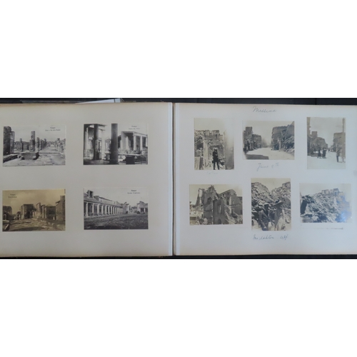 180 - PHOTOGRAPH ALBUM OF S.Y. SEMIRAMIS R.Y.S. CRUISE, 1910
May 21st to June 30th 1910, fine frontispiece... 