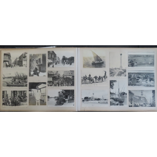 180 - PHOTOGRAPH ALBUM OF S.Y. SEMIRAMIS R.Y.S. CRUISE, 1910
May 21st to June 30th 1910, fine frontispiece... 