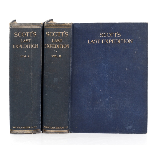 183 - 'SCOTT'S LAST EXPEDITION' BY CAPT R.F. SCOTT & DR. E.A. WILSON

two vol, first edition, photogravure... 