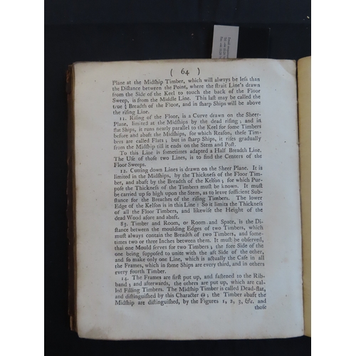 185 - 'THE SHIP-BUILDERS ASSISTANT OF MARINE ARCHITECTURE'
by William Sutherland, containing: I. The Metho... 