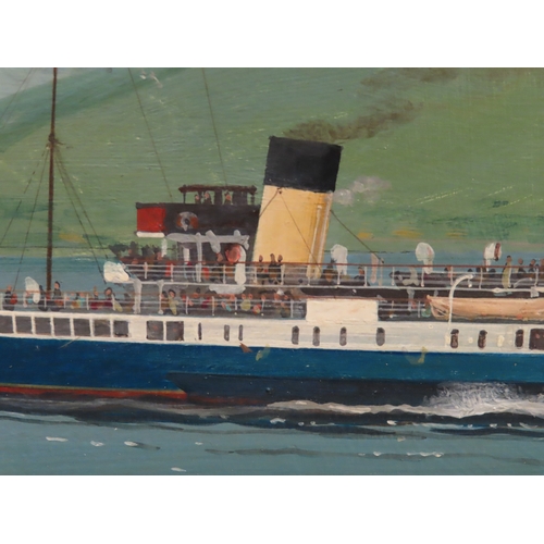 192 - δ LEONARD JOHN PEARCE (JOHN BOWER) (BRITISH, 1932-2018)
P.S. 'Caledonia' steaming in the Highlands
S... 