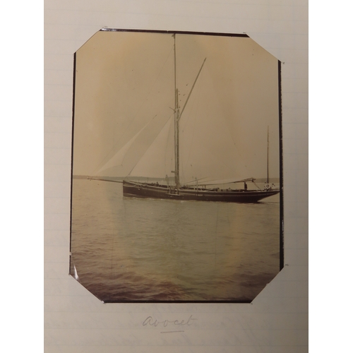 194 - ROYAL SOLENT YACHT CLUB: A RUN OF LOG BOOKS SPANNING 1898-1909
Kept by W.E May for a variety of yach... 