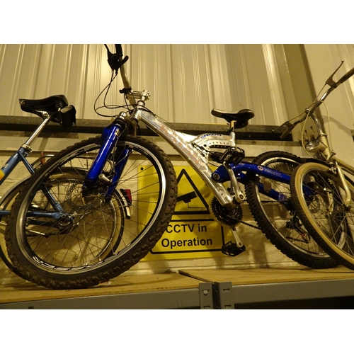 4 - Katan Saxon mountain bike with front and rear suspension and disc brakes