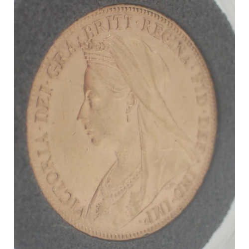 1003 - 1899 Victoria full sovereign