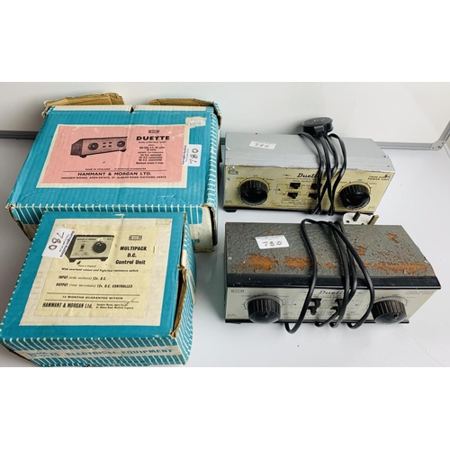 780 - 4x HM Power Contollers - 3x Duette & 1x Single- 2x Boxed, 2x Unboxed
P&P group 2 (£20 for the first ... 