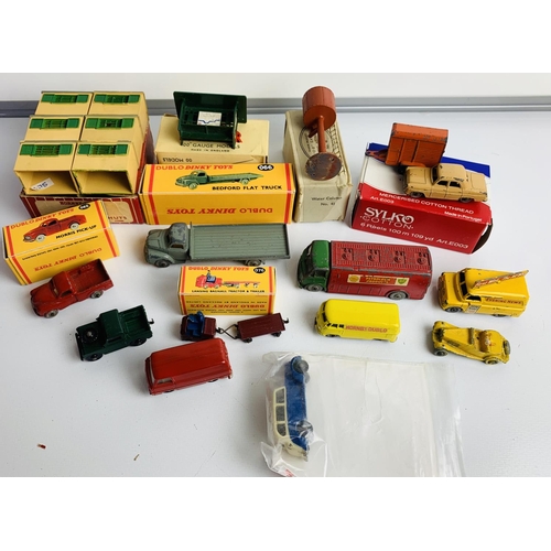 789 - 6x Hornby Dublo Plate Layers Huts Boxed, 11x Dinky Dublo/Lesney Vehicles - 3x In Repro Boxes, Master... 