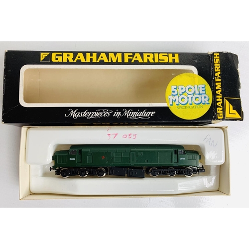 798 - Graham Farish N Gauge BR Green Class 37 D6736 Diesel Loco Boxed
P&P group 1 (£16 for the first item ... 