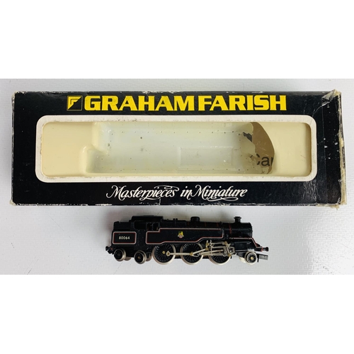 814 - Graham Farish N Gauge 2-6-4 BR Black Steam Tank Loco 80064 - Boxed
P&P group 1 (£16 for the first it... 