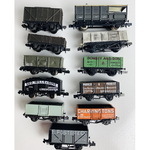 822 - 11x N Gauge Assorted Freight Wagons - All Unboxed
P&P group 2 (£20 for the first item and £2.50 for ... 