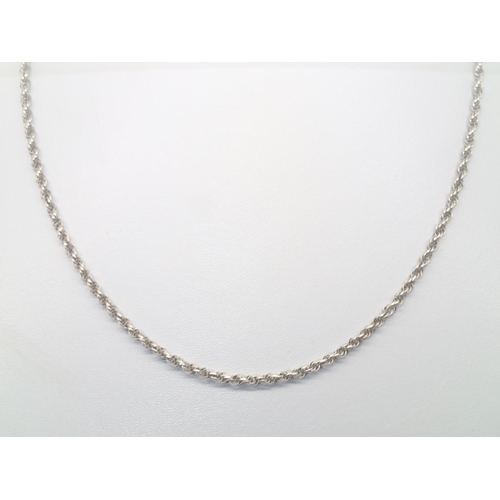 163 - Silver fancy Prince of Wales chain L: 48 cm 
P&P group 1 (£16 for the first item and £1.50 for subse... 