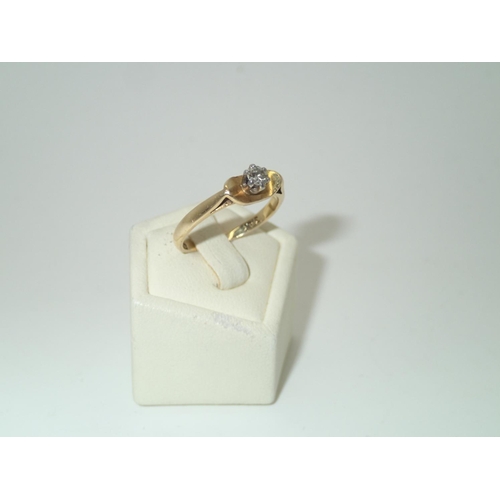 178 - 18ct gold diamond solitaire ring, size O, 3.1g
P&P group 1 (£16 for the first item and £1.50 for sub... 