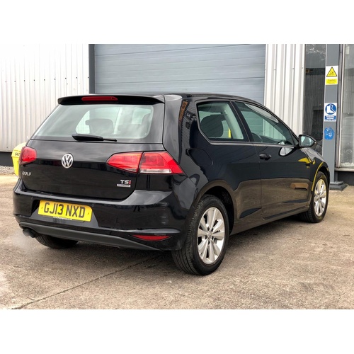2c - 2013 VW Golf, 1.4 Petrol, 105,000 miles, FSH, two keys, 12 months MOT (£30 Tax). As there is no view... 