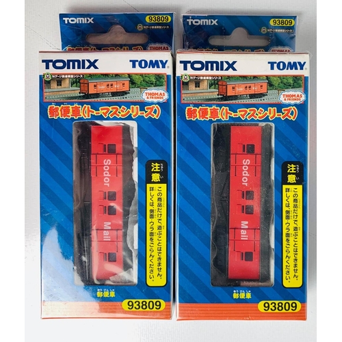 2x Tomy Tomix N Gauge 93809 - Thomas & Friends - Sodor Mail