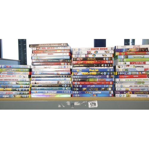 170 - Collection of childres dvds. P&P Group 2 (£18+VAT for the first lot and £2+VAT for subsequent lots)