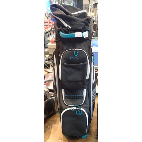 529 - Ping golf bag. P&P Group 2 (£18+VAT for the first lot and £2+VAT for subsequent lots)