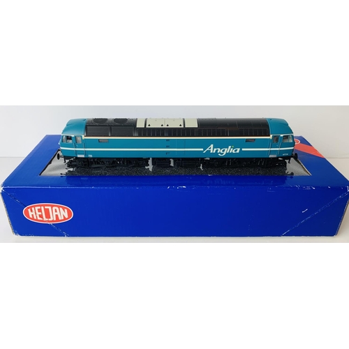 2002 - Heljan 4662 OO Gauge Class 47 714 Anglia Livery Boxed with Instructions. P&P Group 2 (£18+VAT for th... 