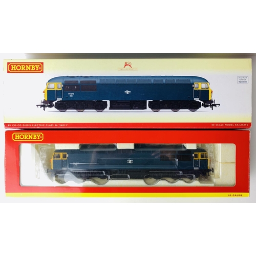 2053 - Hornby R2645X OO Gauge BR Class 56 Loco 56013 DCC Digital Fitted BR Blue Livery - Boxed. P&P Group 2... 