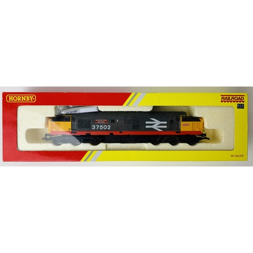 2054 - Hornby/Lima OO Gauge Class 37 Loco Chassis - Fitted with Lima 37502 BR Railfreight Body 'British Ste... 