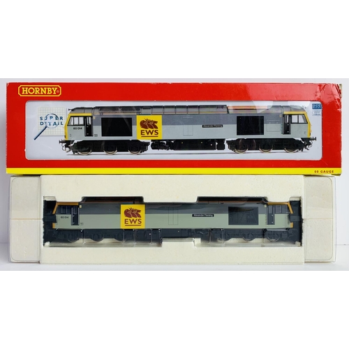 2058 - Hornby R2639 OO Gauge EWS Class 60 'Alexander Fleming' - Boxed with Instructions. P&P Group 2 (£18+V... 