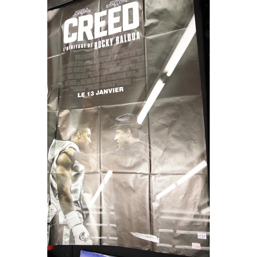 1727 - One sheet film poster Creed in good condition with no tears, 155 x 117 cm. P&P Group 2 (£18+VAT for ... 