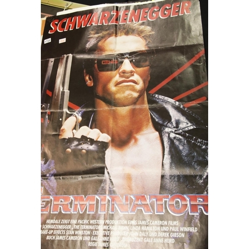 1728 - One sheet film poster Terminator in good condition with no tears, 140 x 100 cm. P&P Group 2 (£18+VAT... 