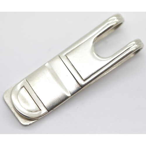 1217a - 925 silver money clip, L: 5 cm. P&P Group 1 (£14+VAT for the first lot and £1+VAT for subsequent lot... 