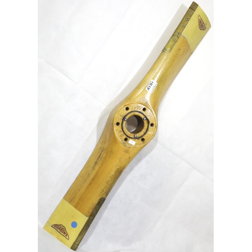 1610 - Wall display Propellor section removed from a vintage GY20 light aircraft. L: 86 cm. P&P Group 3 (£2... 