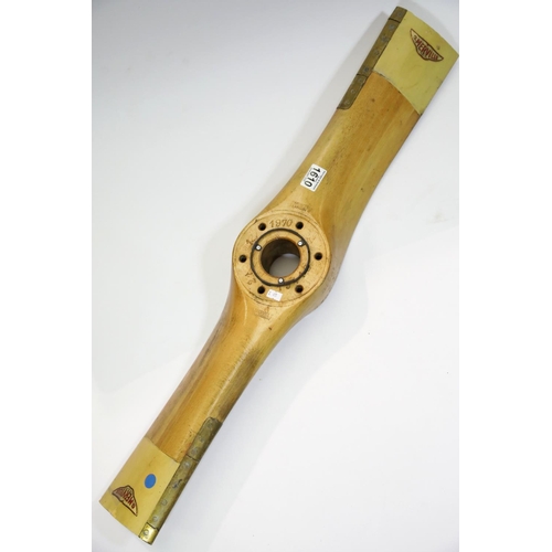 1610 - Wall display Propellor section removed from a vintage GY20 light aircraft. L: 86 cm. P&P Group 3 (£2... 