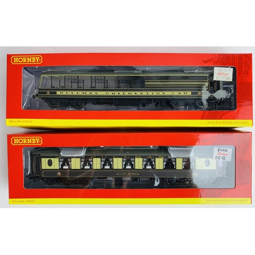 918 - Hornby R4437 Pullman Observation Car & R4385 12 Wheel Pullman with Lights No.98 - Both Boxed. P&P Gr... 