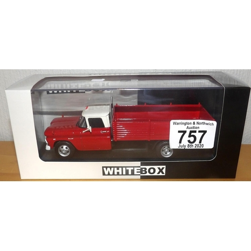 757 - Whitebox 1:43 scale Chevrolet C-30 truck 1961. P&P Group 2 (£18+VAT for the first lot and £2+VAT for... 