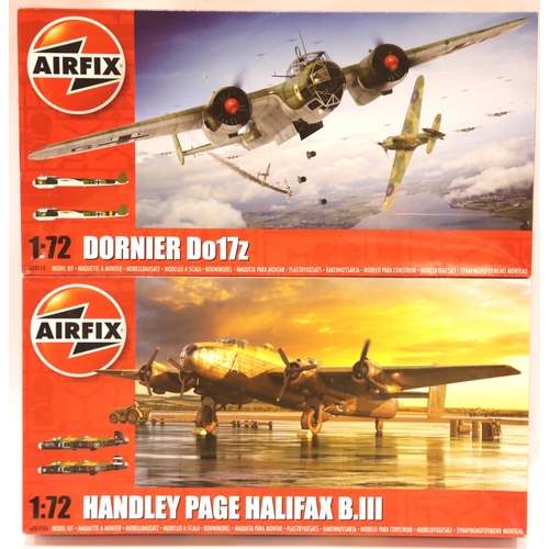 1090 - Airfix 06008A Handley Pace Halifax and 05010 Dornier, both 1:72 scale, sealed. P&P Group 1 (£14+VAT ... 