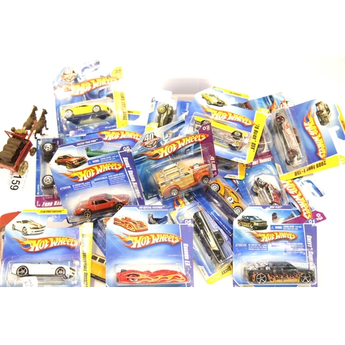 1159 - 20 blister on card Hot Wheels model cars and others. P&P group 3 (£25+VAT for the first lot and £5+V... 