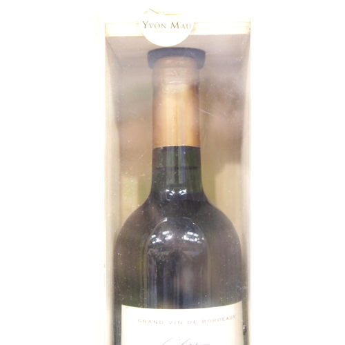 1417 - Four bottles cased wines: Chateau Petit Mouta Graves 2012 75cl 12% vol, Château Roc du Creuzelat Lus... 