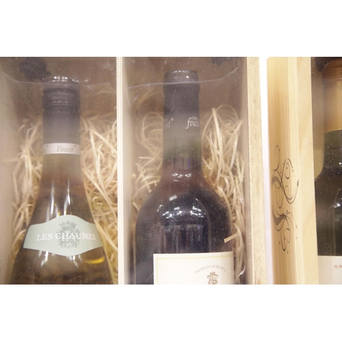 1417 - Four bottles cased wines: Chateau Petit Mouta Graves 2012 75cl 12% vol, Château Roc du Creuzelat Lus... 