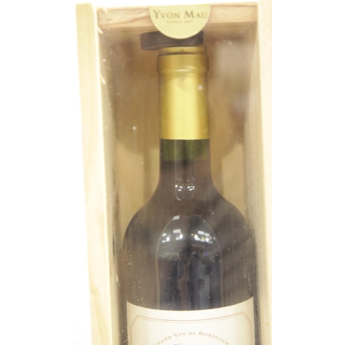 1417 - Four bottles cased wines: Chateau Petit Mouta Graves 2012 75cl 12% vol, Château Roc du Creuzelat Lus... 