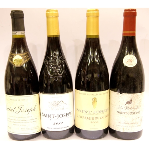 1419 - Eleven bottles Saint Joseph red wines some vintage 2006, 2008, 2009. All foils and levels correct. P... 