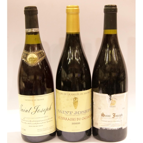 1419 - Eleven bottles Saint Joseph red wines some vintage 2006, 2008, 2009. All foils and levels correct. P... 