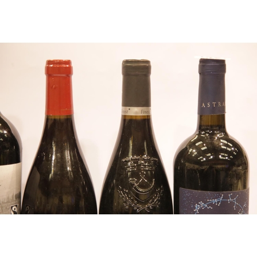 1427 - Six bottles of mixed wines: Paul Deloux Nuits Saint Georges 2008 75cl 13% vol, 1907 single vineyard ... 