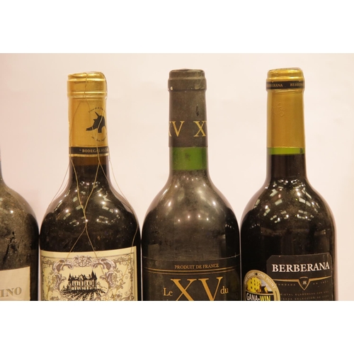 1434 - Six bottles of mixed wines: Berberana Etiqueta Negra Reserva 2008 Rioja 75cl 13.5% vol, Hardys Notta... 