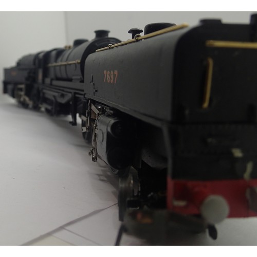 1142 - Hornby Dublo limited edition 3 rail by Jodel Beyer Garratt 2-6-0-0-6 LMS black locomotive no 7697 fi... 